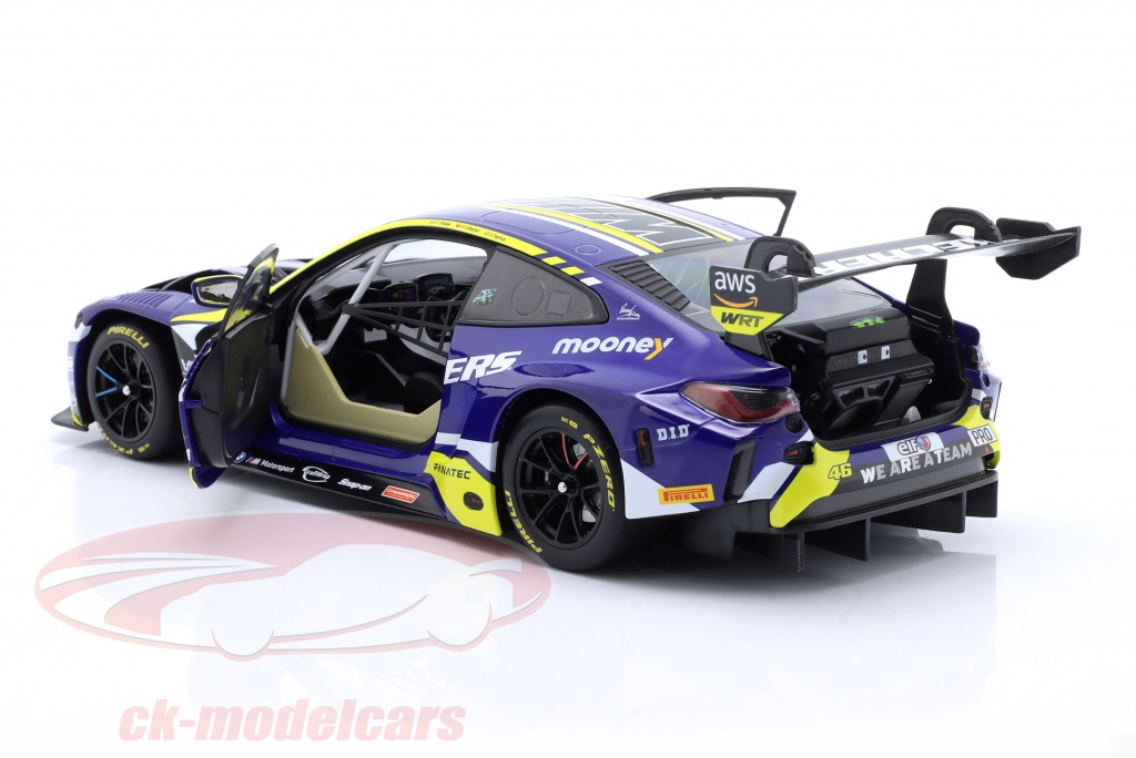 Miniature BMW M4 GT3 #46 Minichamps – 1:18 – Rossi Aux 24h Spa 2023