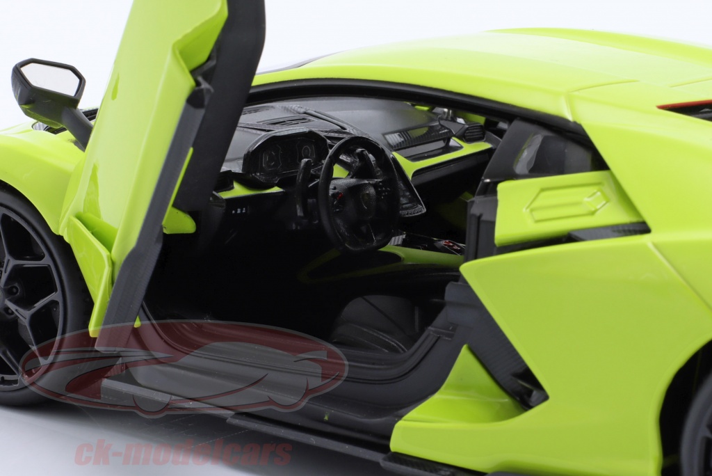Cavalletti Camion Modellino Lamborghini Revuelto 2023 Verde 1:18 Maisto | Porte E Cofano Apribili, 26cm Miniati Roberto