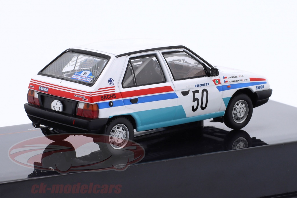 IXOMODELS,SKODA Favorit 136L #50 Rallye de Bohemia 1989 V.BERGER / O