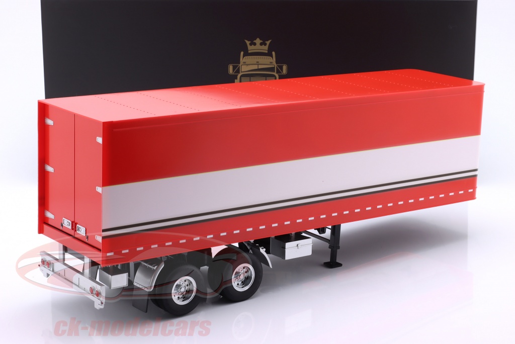 1:18 ROAD KINGS Semi-Trailer Valise Remorque Camion Stars & Rayures