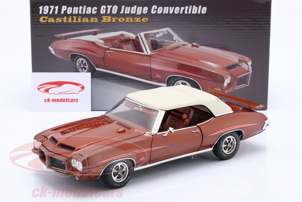 KK Scale 1:18 PONTIAC LEMANS GTO LIGHT RED 1972 Modèle