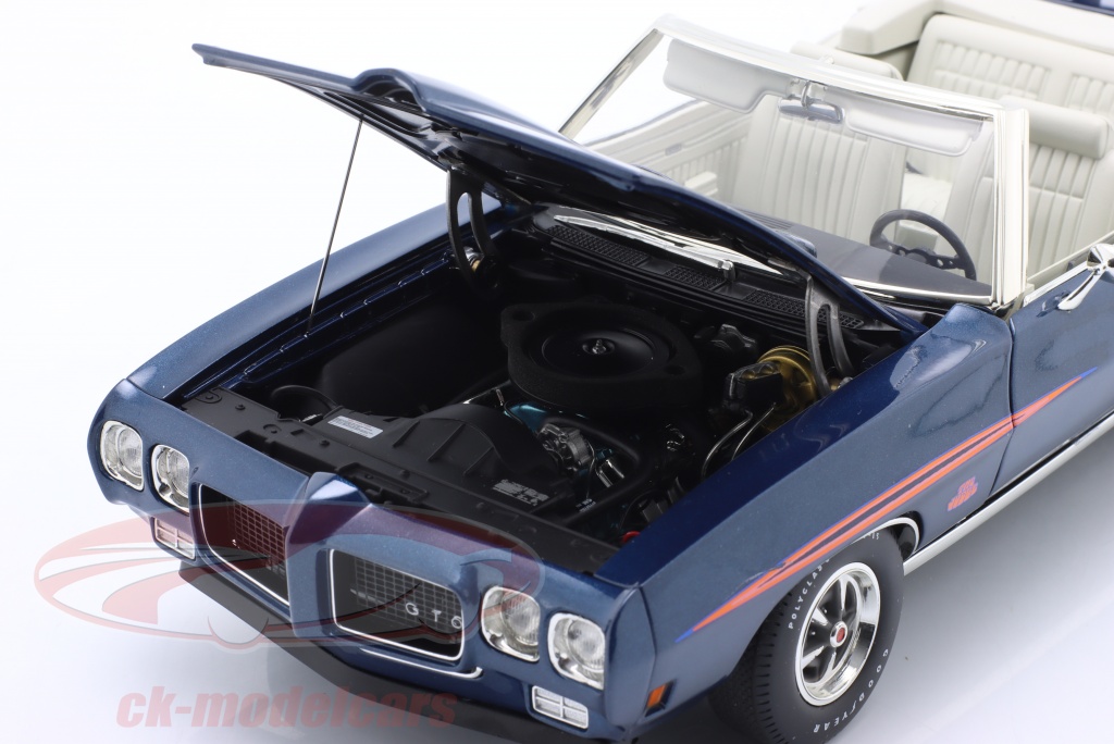 Maisto - 1965 Pontiac GTO, métal bleu, 1:18 - Voitures