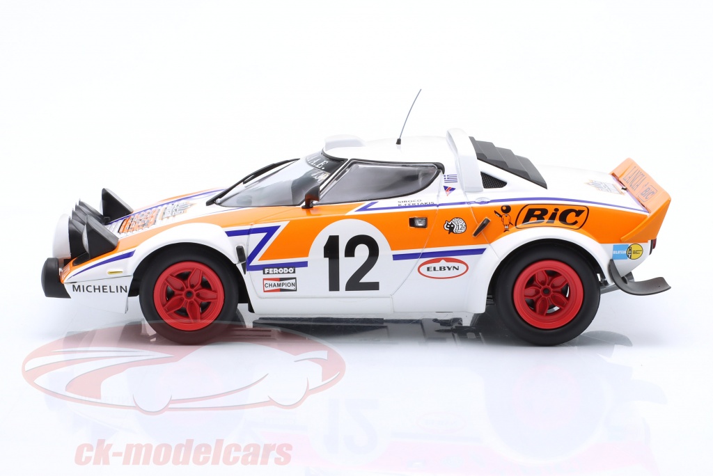 MINICHAMPS Lancia Stratos N°2 1/43 - Rallye Lombard 1979 - Modèle Réduit Occasion