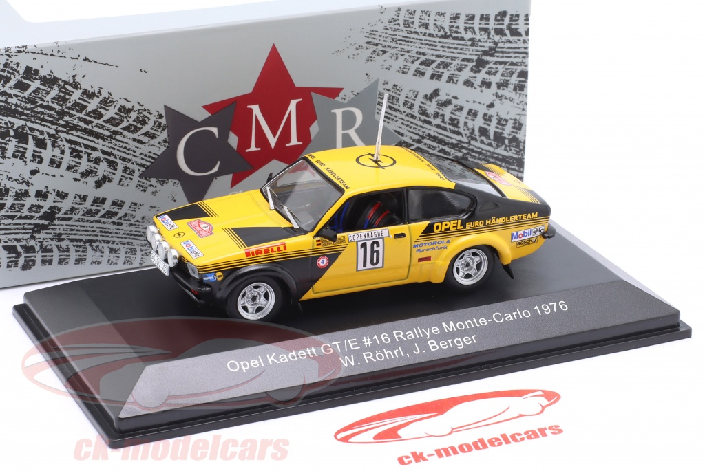 Modellino Trofeu Opel Kadett GT/E Monte Carlo 1978 N.24 – Scala 1/43, Spark, Prevento