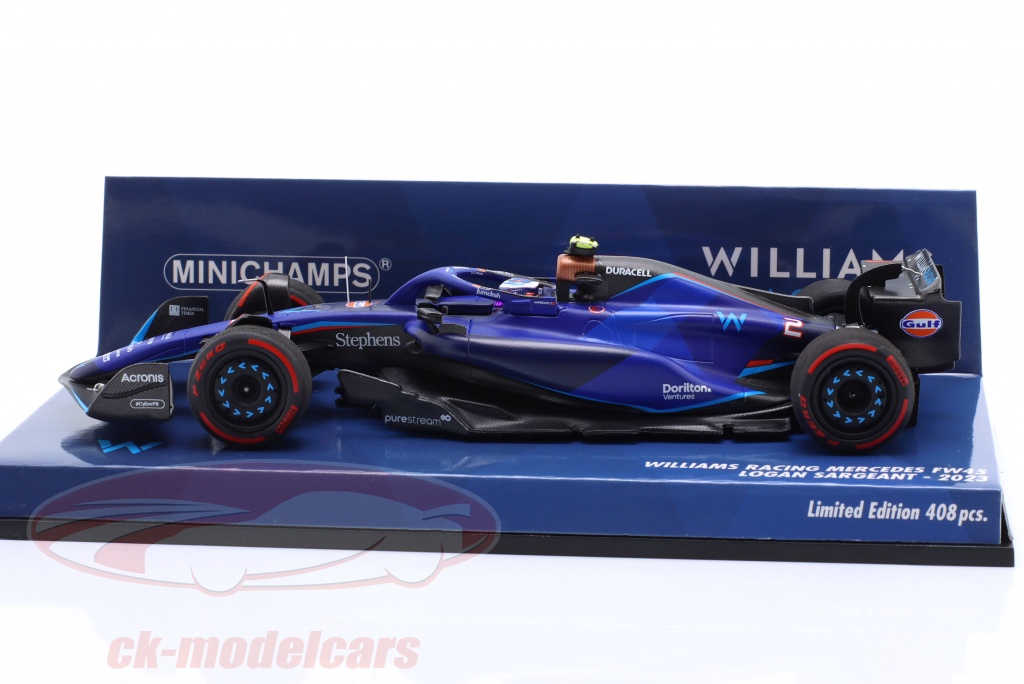 Williams Racing Miniatura FW46 2024 - Escala 1/43 - Logan
