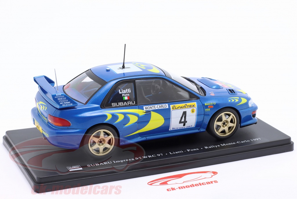 Modellino 1:18 Subaru Impreza 22B Rally Monte Carlo 1995 – P.LIATTI #4, Blu, Collezionismo