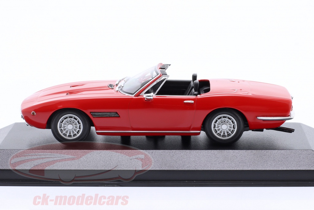 Minichamps 1:43 Maserati Ghibli Spyder Année de construction 1969 rouge 940123330 modèle voiture Minichamps 1:43 Maserati Ghibli Spyder Année de construction 1969 rouge 940123330 modèle voiture