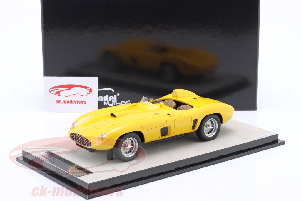 Modèle réduit Ferrari - 410s Press Version 1956 - Giallo Modena 1/18