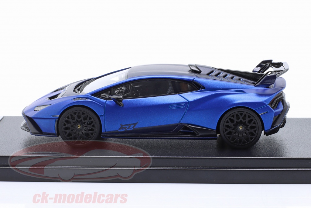 LOOKSMART Lamborghini Huracan STO 1/43 - Bleu Aegeus 60ème Anniversaire - Résine - Pré-commande