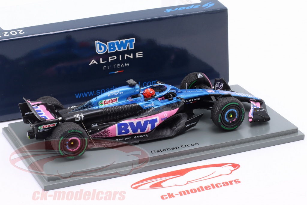 Figurine 1:43 SOLIDO Alpine F1 A523 #31 Esteban Ocon Monaco GP 2023 - Neuf, Collector