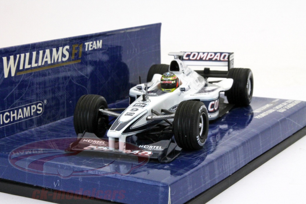 WILLIAMS PROMOTIONAL SHOWCAR formule 1 SCHUMACHER 1999 1/18 MINICHAMPS 180990096