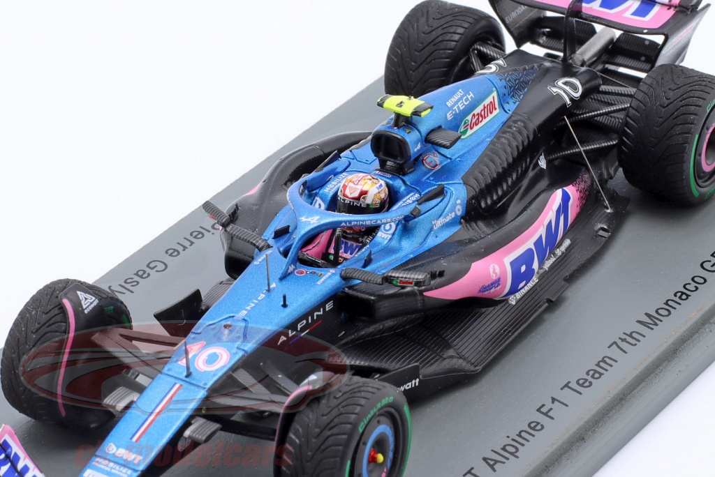 ALPINE A523 BWT F1 Team Pierre Gasly #10 7th Monaco GP 2023 S8565 Spark