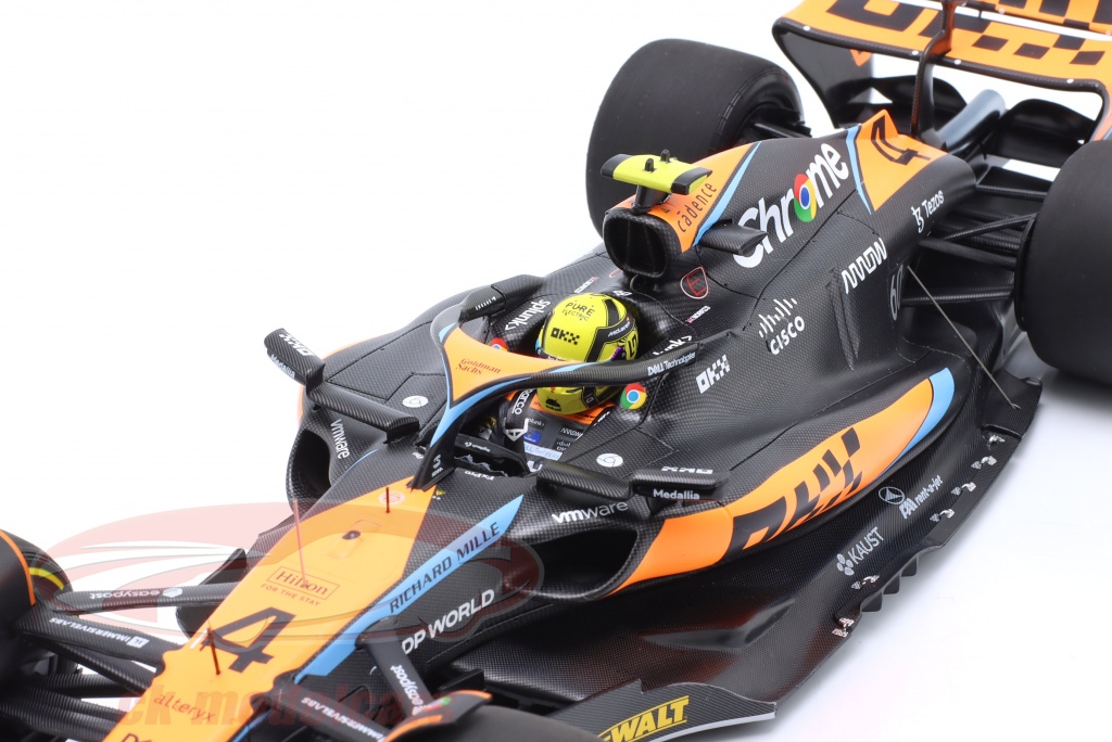 MCLAREN F1 MCL60 Lando Norris #4 British GP 2023 Bburago Formule 1 MCLAREN F1 MCL60 Lando Norris #4 British GP 2023 Bburago Formule 1