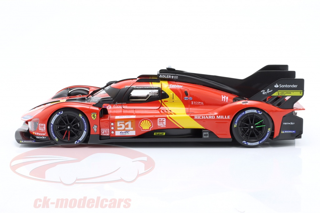 LOOKSMART 1:18 Ferrari 499P AF Corse #51 Vainqueur 24h Le Mans 2023