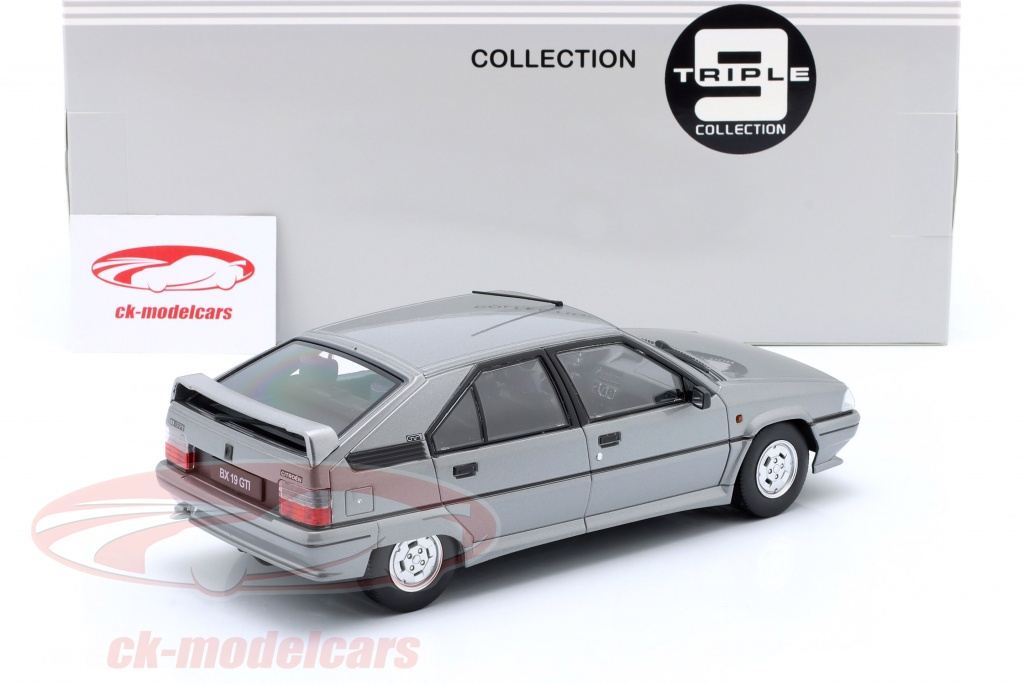 Modèle Réduit Voiture 1:18 - CITROEN BX GTI 1990 Gris M Tallis Fonc Marque 1124349