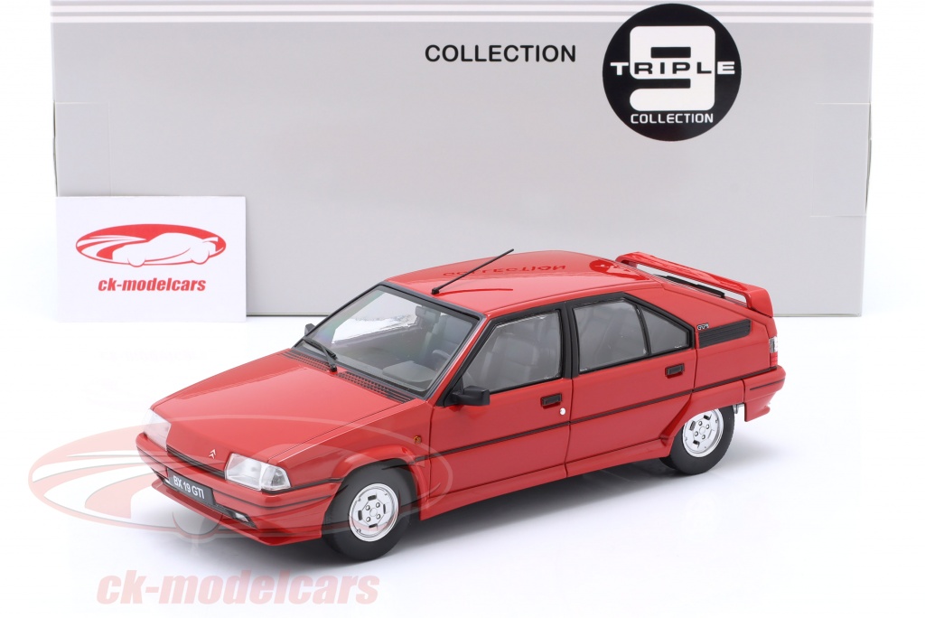 KOVOVÉ a RESIN MODELY | Citroën BX GTI (1990) red/black interior