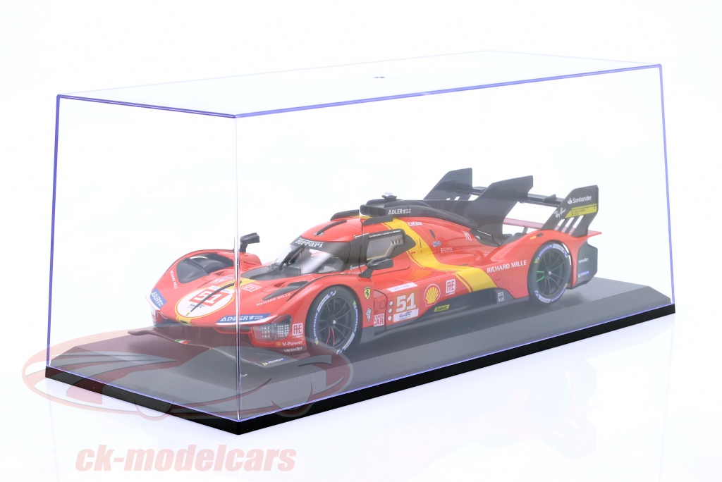Acryl-Vitrine für Lego 2 mm dick, Delorean DMC-12 2022 - kompatibel mit Lego 10300 Vitrine