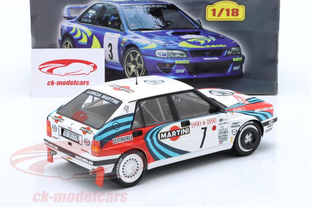 Kyosho Lancia Delta HF Integrale Evo #3 Auriol Tour de Corse 1992 1/18 08348H eB