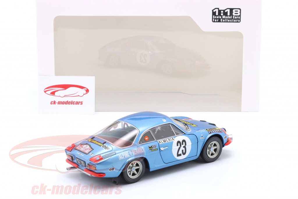 Solido 1/18 Alpine A110 1600S N°23 - Rallye Monte Carlo 1972 - Nicolas/Vial Voiture De Rallye Solido 1/18 Alpine A110 1600S N°23 - Rallye Monte Carlo 1972 - Nicolas/Vial Voiture De Rallye