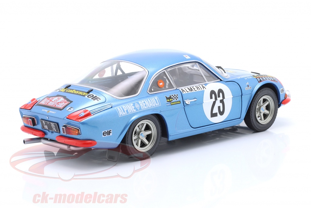 Modèle Réduit Alpine A110 1:18 - Rallye Monte Carlo 1972, #23 - Réplique Avec Portes Ouvrantes