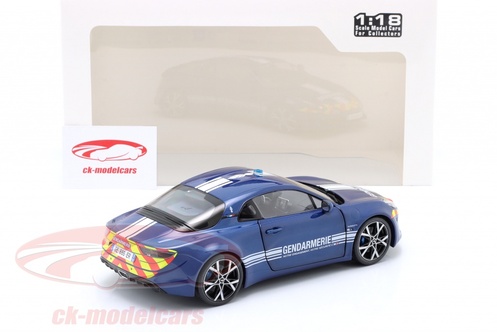 Alpine A110 Gendarmerie Blue 2023 1/18 SOLIDO - S1801628