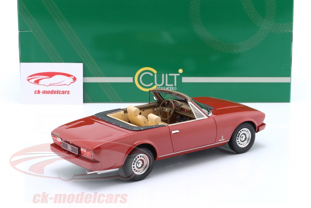 Cult Models CLTL0192-3 - Peugeot 504 cabriolet 1983 black 1/18