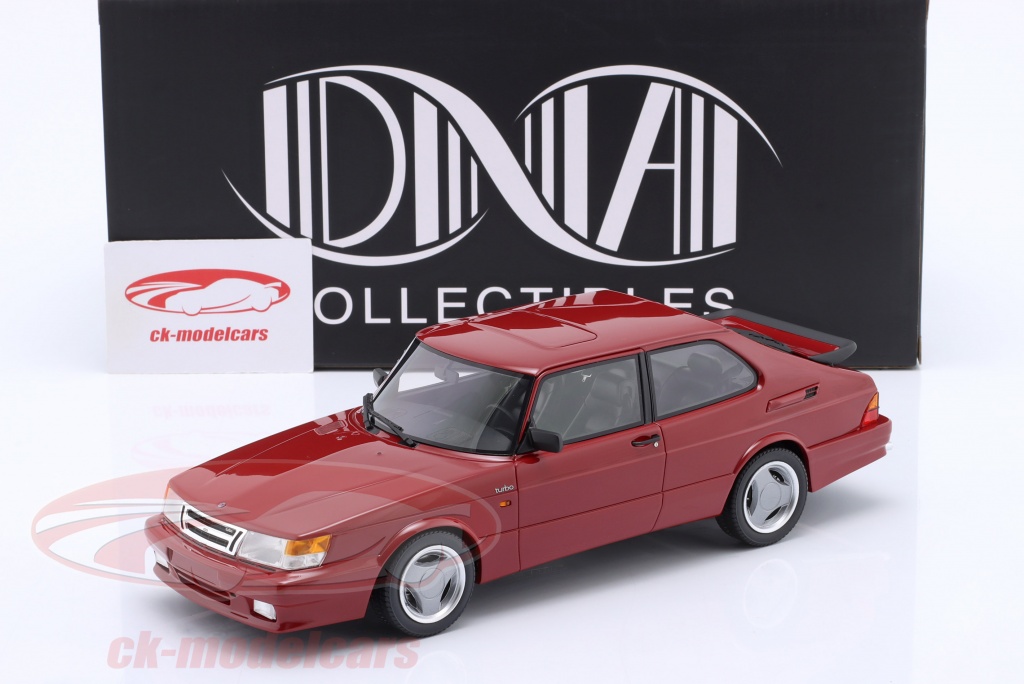 Miniature Norev 1/18 - Saab 900 Turbo T16 Airflow 1988 - Rouge Cerise, Collection