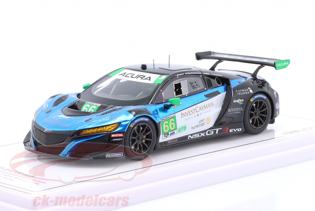 True Scale 1:43 Acura NSX GT3 #66 24h Daytona IMSA 2022 Gradient Racing ...