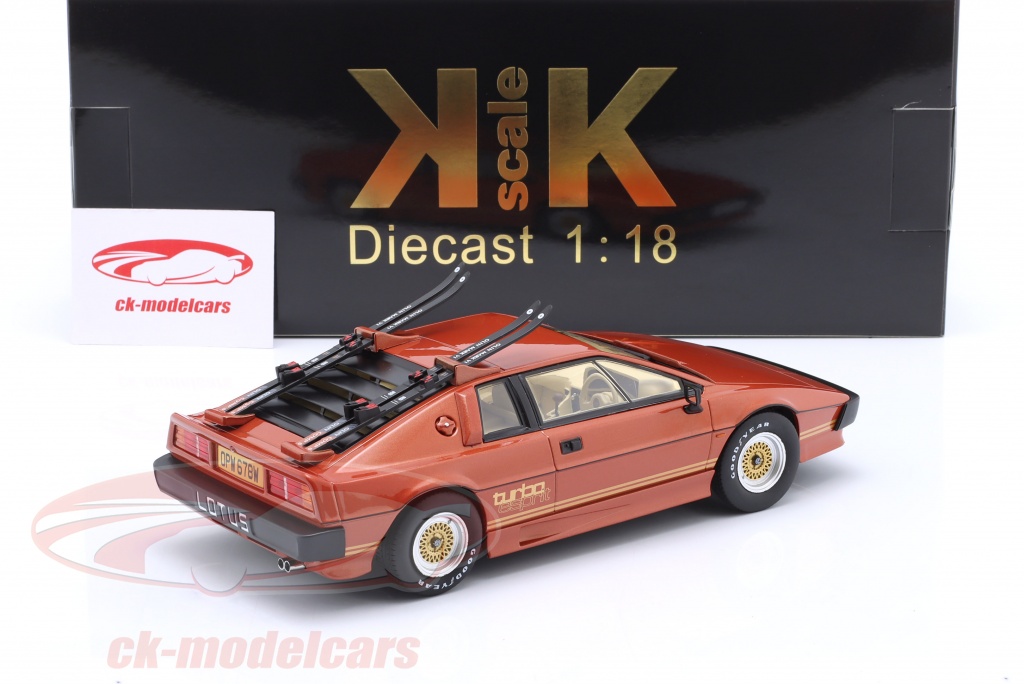 KK-Scale 1:18 Lotus Esprit Turbo Année de construction 1981 jaune