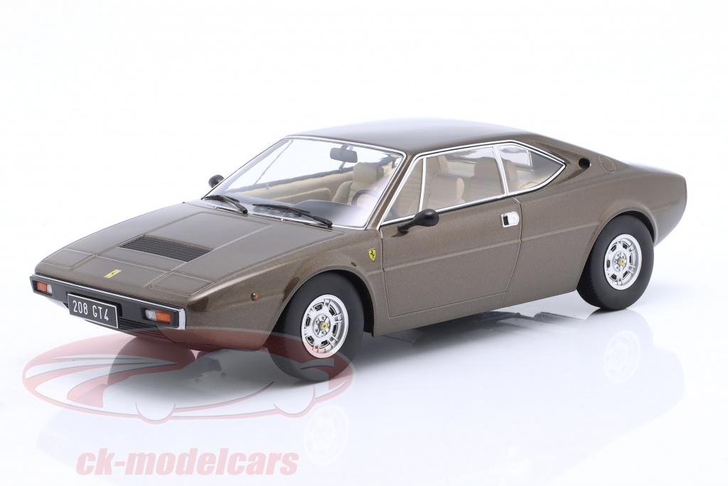 1975 Ferrari 208 GT4 red/matt black in 1:18 scale by KK Diecast 1975 Ferrari 208 GT4 red/matt black in 1:18 scale by KK Diecast