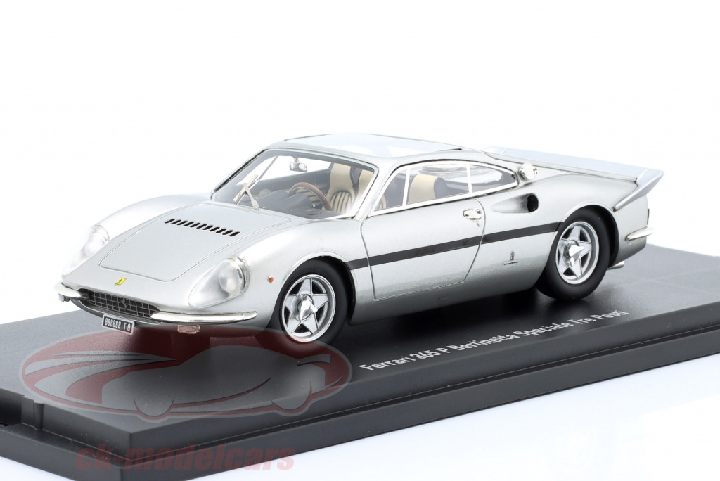 AutoCult 1:43 Ferrari 365P Personal Car Gianni Agnelli 1966 銀 90286 モデル ...