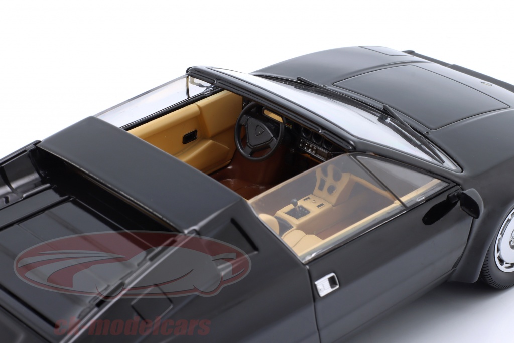 KK Scale KKDC181284 - Lamborghin. Jalpa 3500 Black 1982 Rocky IV Look-A-Like with Removable Hardtop - Scala 1/18 - Modello da Collezione