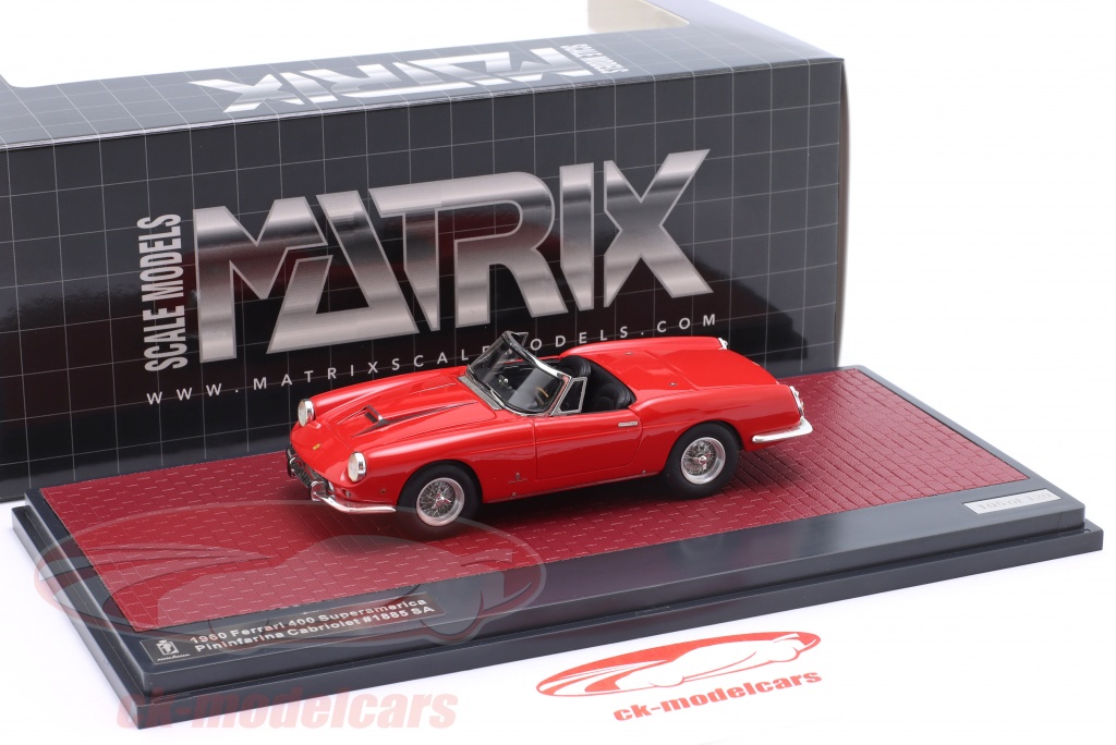 Miniature 1/43 matrix Ferrari 400 superamerica cabriolet Pininfarina 1959 - Collection