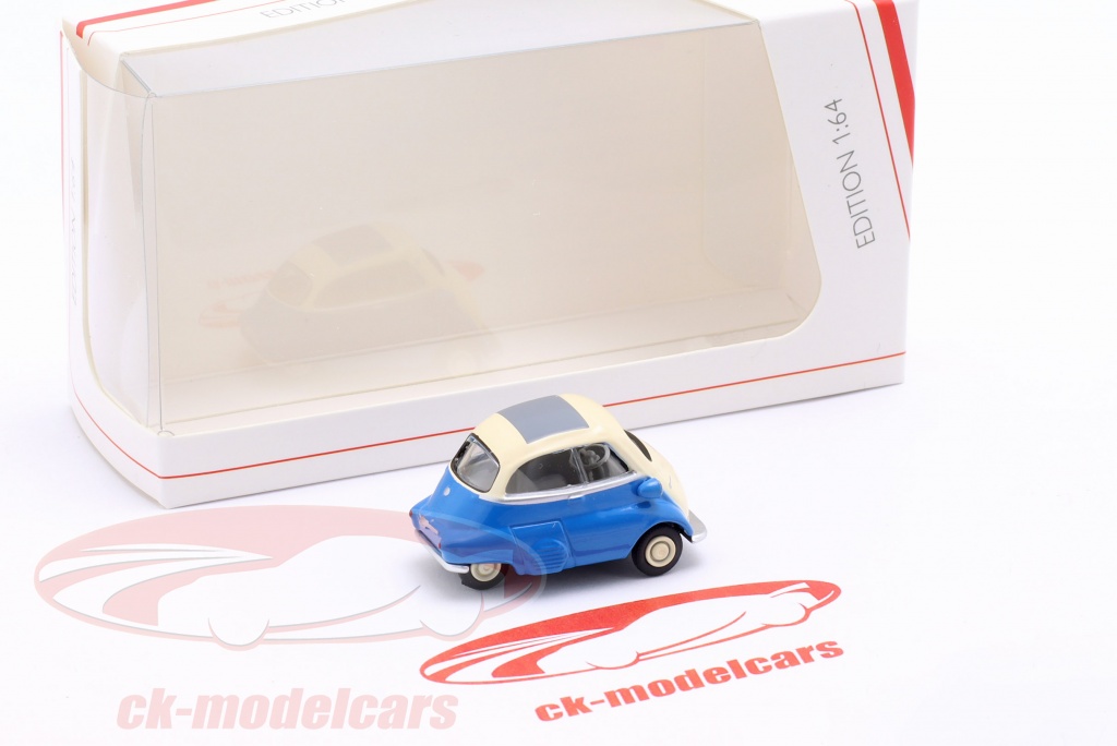 Schuco 1:64 BMW Isetta Baujahr 1955-1962 blau / creme weiß 452038400 ...