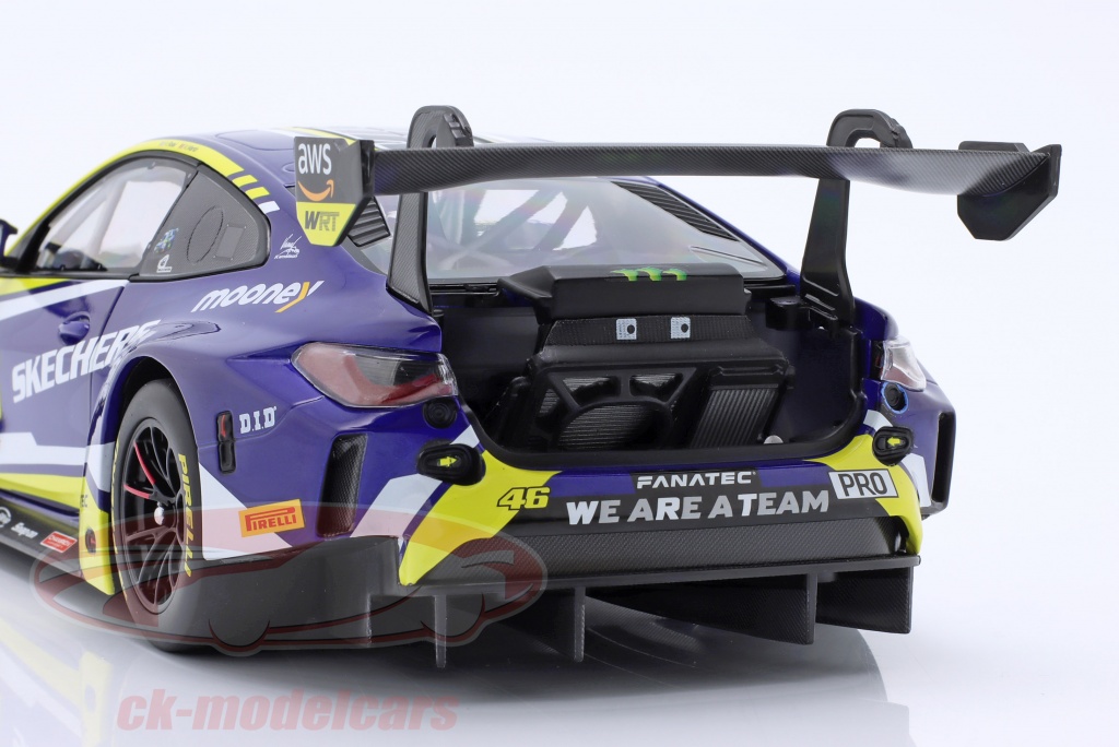 Modèle Minichamps BMW M4 GT3 #46 Valentino Rossi 2023 - Échelle 1:18 - Neuf En Boîte