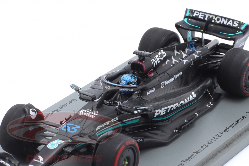 Modellino Mercedes-AMG W14 SPARK 1:43 - British GP 2023 George Russell - Foto 10