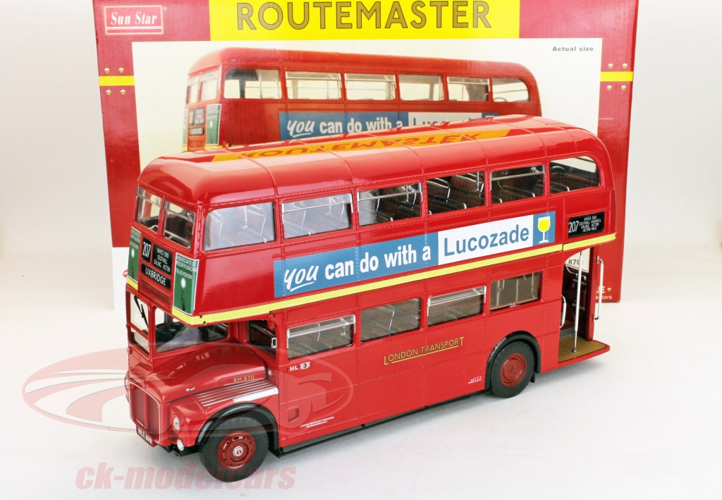 Sun Star Models 1:24 Routemaster London Bus 1961 First Production with ...