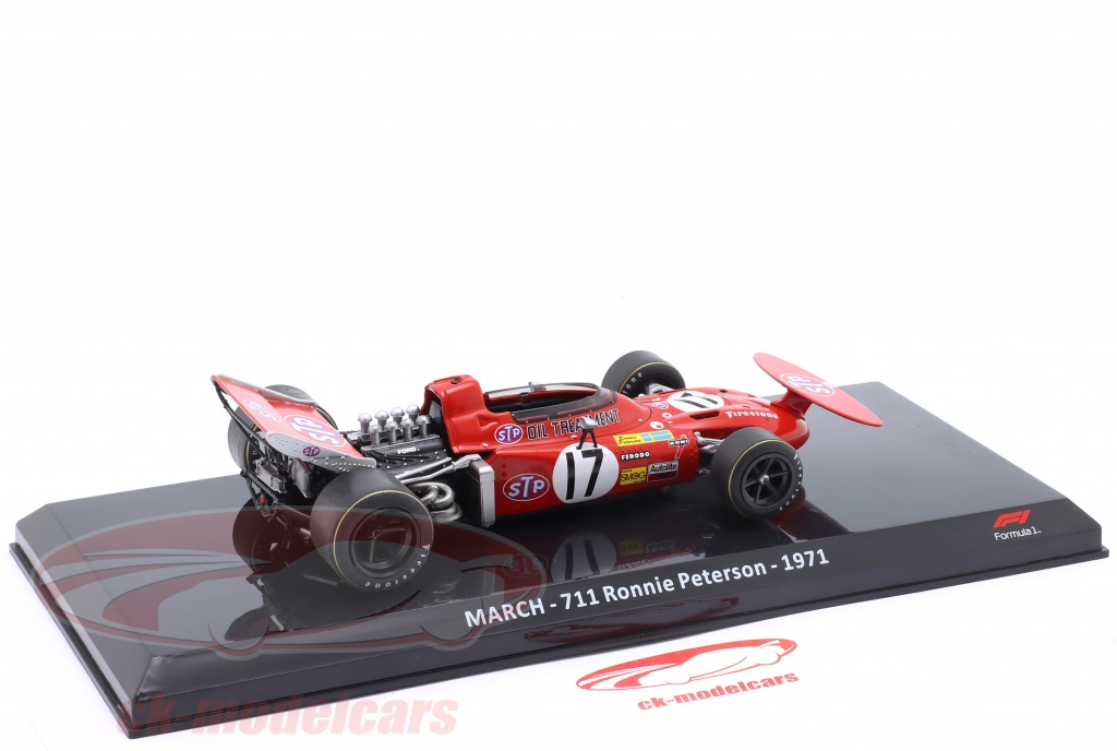 Spark Model S5360 MARCH 711 RONNIE PETERSON 1971 N.17 2nd MONACO GP 1 43 Modellino