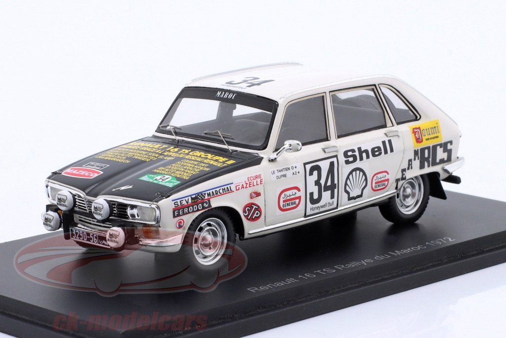 RENAULT R17 #16 J.Prive Rallye Du Maroc 1976 1/43