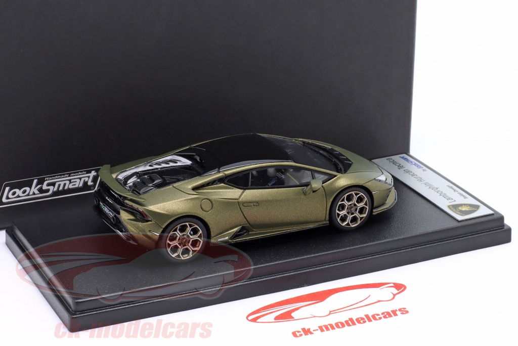 Miniature Looksmart 1/43 - Lamborghini Huracan Tecnica - Verte Gea - Résine