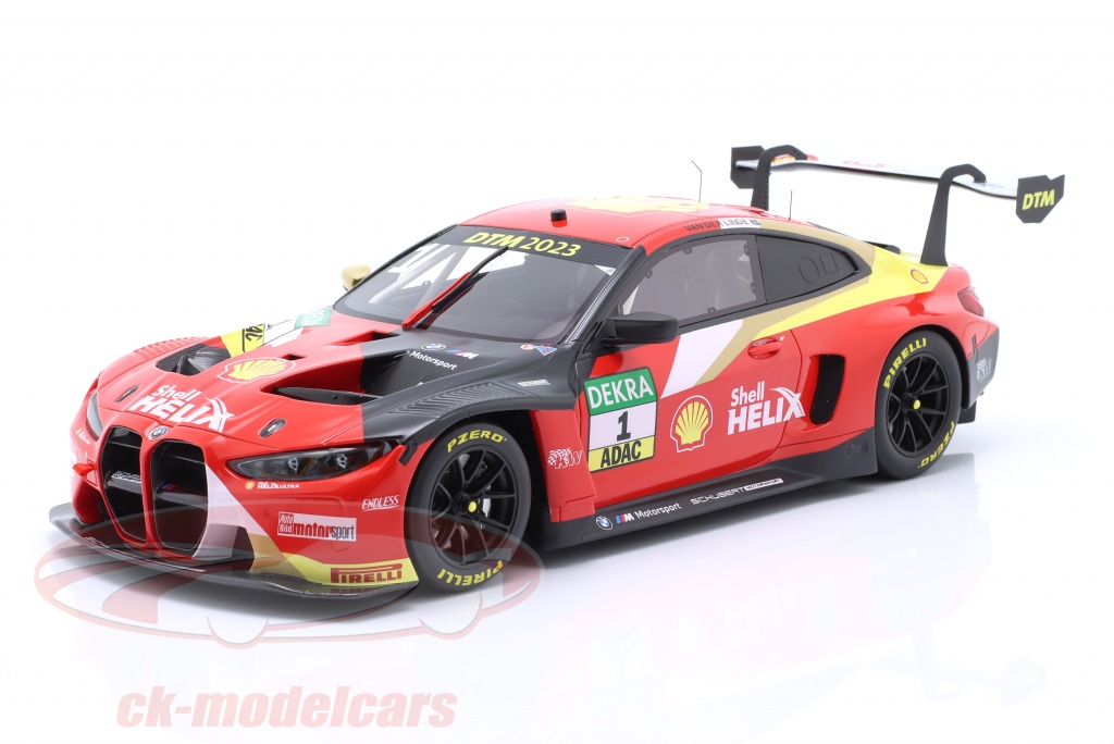 True Scale 1:18 BMW M4 GT3 #1 DTM 2023 Sheldon van der Linde Team  