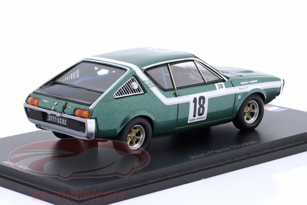 2 renault 17 coupe TS norev plastique sans boite 1/43 - FR