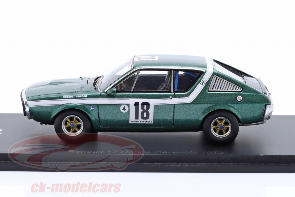 RENAULT 17 TS coupe Marron NOREV JET CAR 1:43 sans