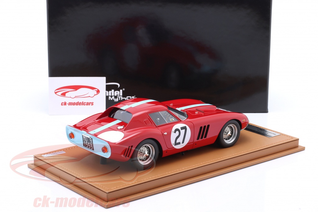 Tecnomodel 1:18 Ferrari 250 GTO 64 #27 6ème Tourist Trophy 1964 Innes Ireland Tm18 96i
