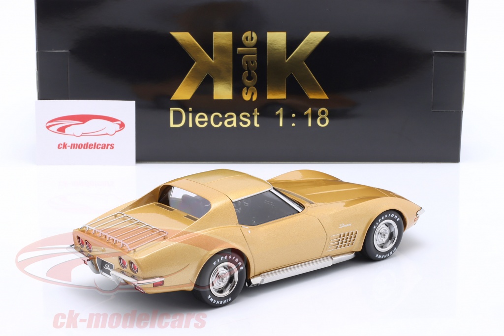 KK-Scale 1:18 Chevrolet Corvette C3 Año de construcción 1972 oro