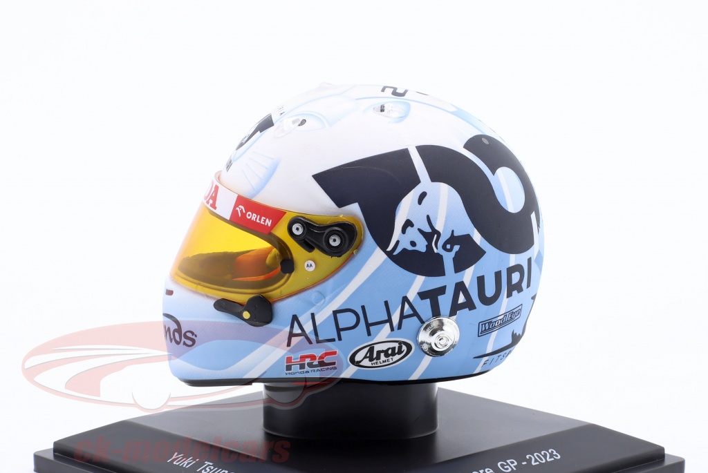 Tsunoda : casque spécial Grand Prix d'Italie 2024