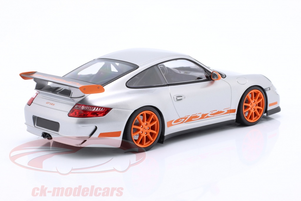 Miniature Minichamps 1/18 - Porsche 911 GT3 RS 2007 - Argent - Neuve