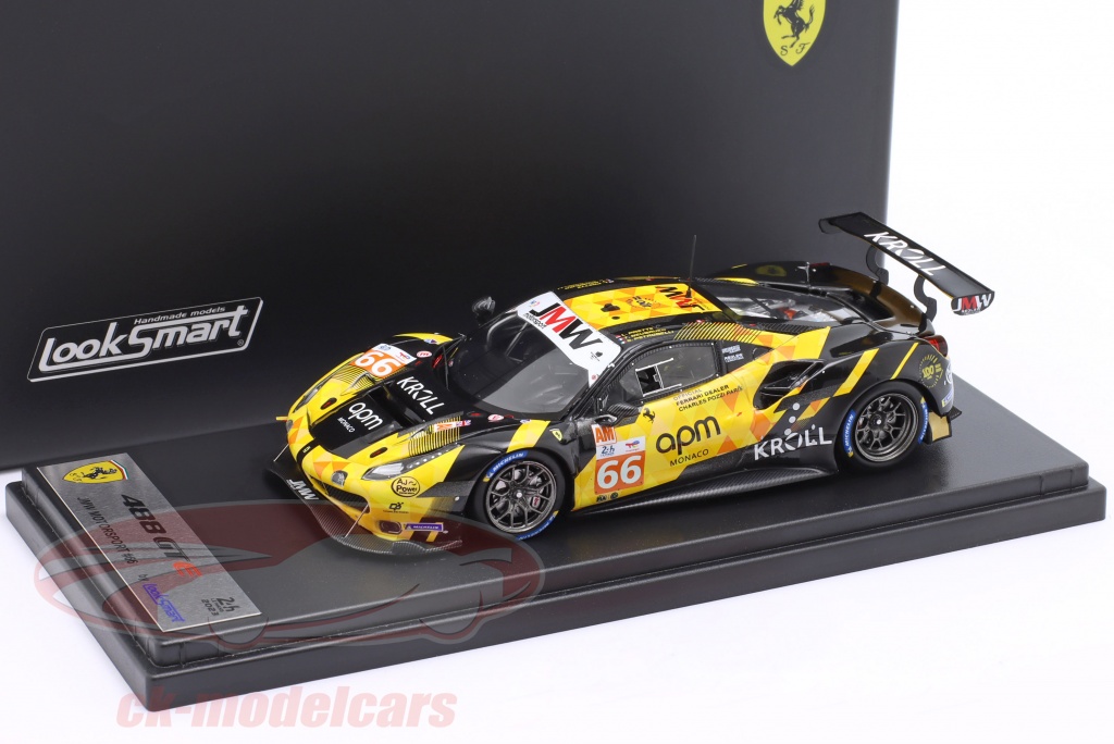 Looksmart 1:43 Scale Ferrari 488 GTE EVO #100 Walkenhors 24H Le Mans 23