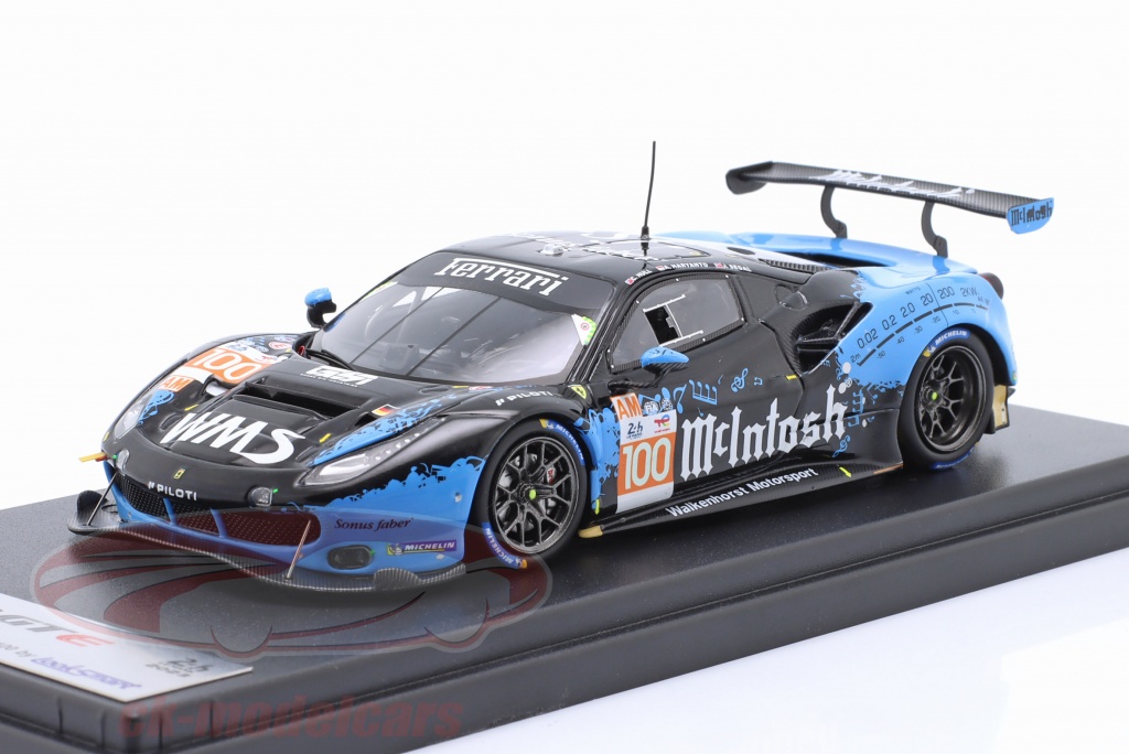 Miniature Ferrari 488 Gte Evo 1/43 Looksmart – #100 24H Le Mans 2023 – Hull Haryanto LSLM169