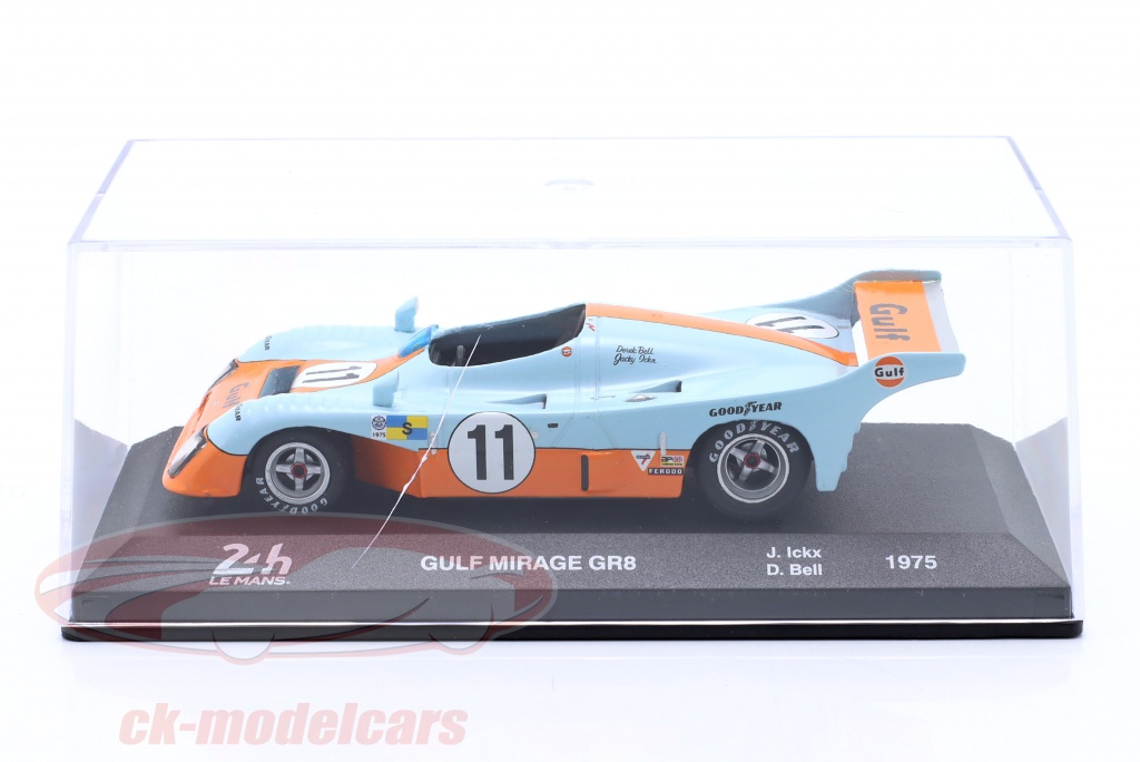 IXO Collection 1:43 Scale Gulf Mirage GR8 Model Car - Winner Of Le Mans 1975 - View #12